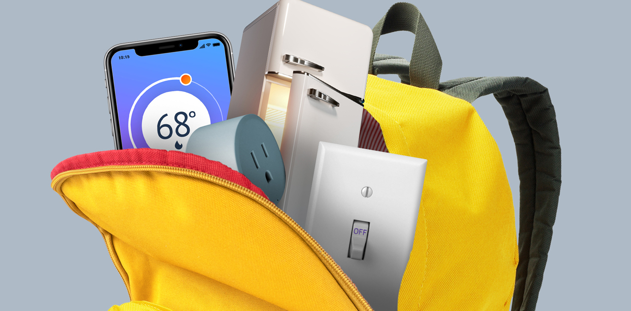 Energy efficiency tools in a backpack