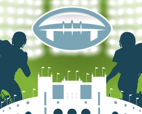 Football game artwork