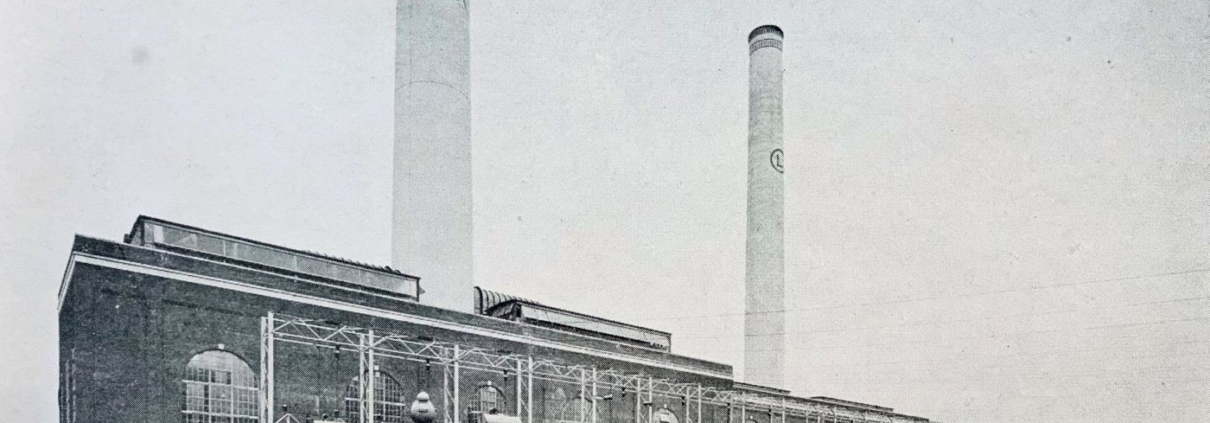 Black and white photograph of Sterlington Station located in Sterlington, Louisiana
