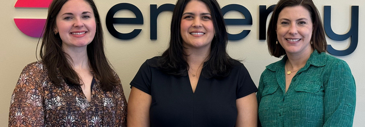 The women on Entergy Mississippi's economic development team, (l-r) Lauren Gurkowski, Christine Pate and Stacy Lester, bring a passion for the work and a variety of skill sets to help attract business and industry to Mississippi.