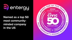 Entergy has been named a 2024 honoree of The Civic 50