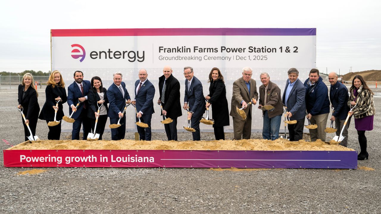 Entergy Louisiana breaks ground on new, state-of-the-art Entergy Louisiana breaks ground on new, state-of-the-art
