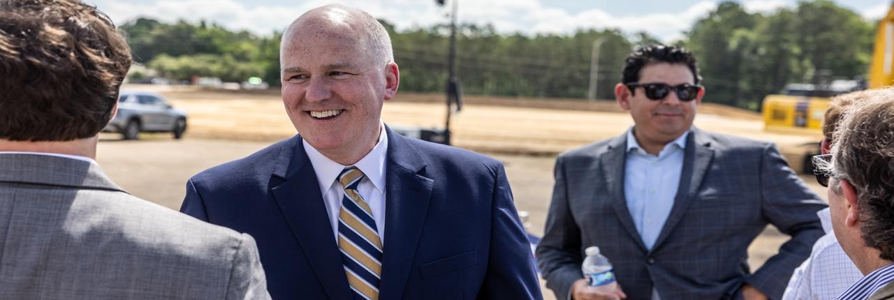 AWS groundbreaking in Clinton, MS.