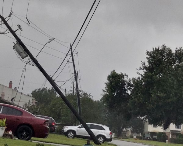 Edouard damage in Beaumont