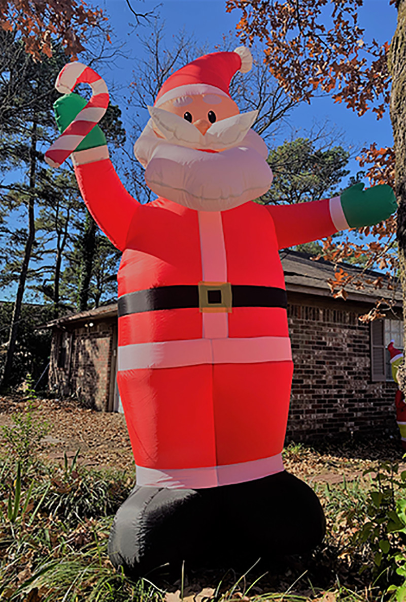 large Santa inflatable